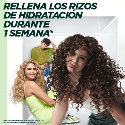Mascarilla capilar Fructis Garnier 400ml n&ordm;2 m&eacute;todo rizos