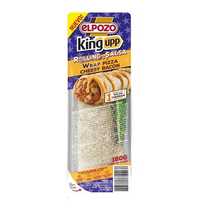 Rolling wrap pizza cheesy bacon El Pozo 160 g