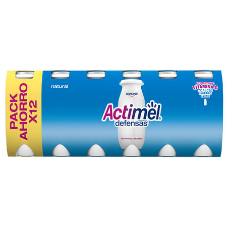 L Casei Actimel Danone pack 12 natural