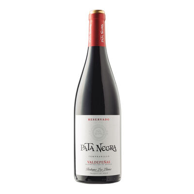 Vino tinto DO Valdepeñas Pata Negra reservado