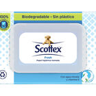 Papel higiénico húmedo Scottex 74 uds