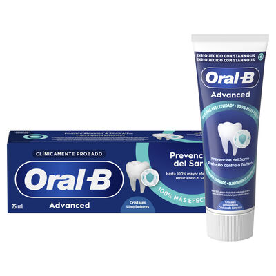 Pasta dental Oral-B 75ml prevenci&oacute;n del sarro