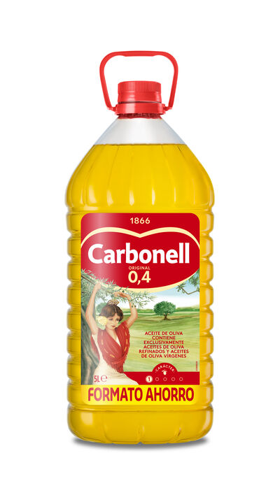 Aceite de oliva 0,4&ordm; Carbonell 5l