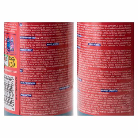 Friegasuelos Asevi 950ml cian