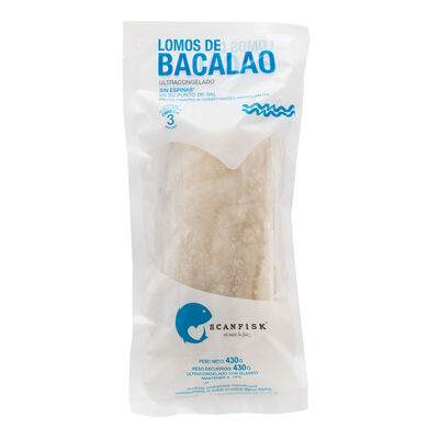 Bacalao en lomos Scanfisk 430g