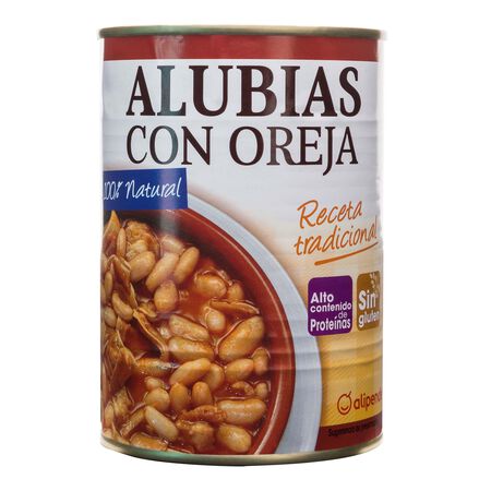 Alubia sin gluten Alipende 430g con oreja