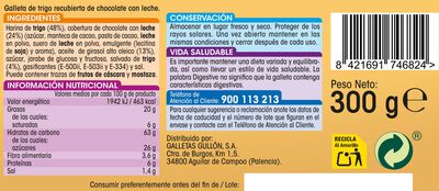 Galletas de chocolate con leche digestive Alipende 300g