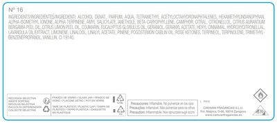 Eau de toilette Caravan hombre 150ml n&ordm;16