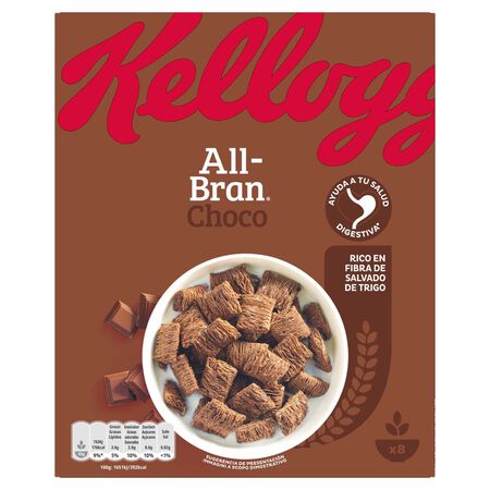 Cereales integrales chocolate All-Bran kellogg's 375g