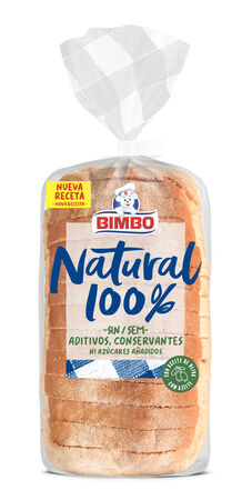 Pan molde Bimbo sin lactosa natural 460g