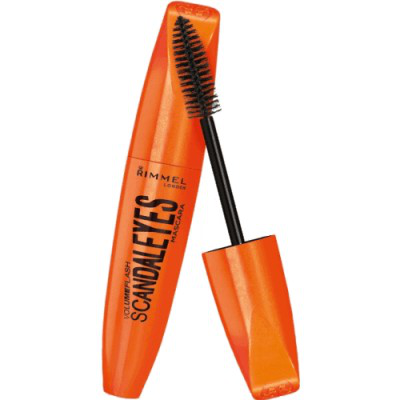 M&aacute;scara de pesta&ntilde;as Rimmel Scandaleyes Volumen Negro 001