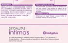 Toallitas Bodyplus 24 uds &iacute;ntimas