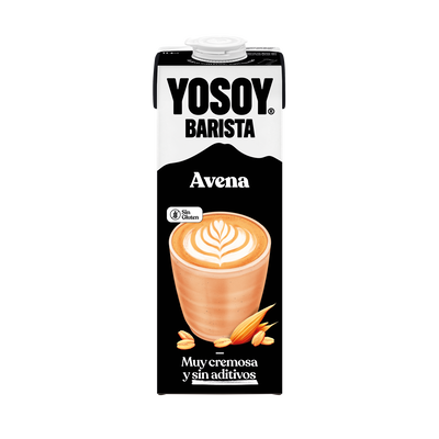 Bebida avena sin ázucar añadido YOSOY 1l barista