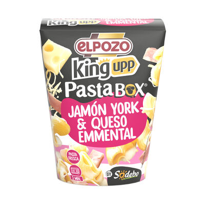 Pasta box jam&oacute;n york y queso emmental ElPozo king upp 280g