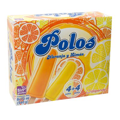 Polos Alipende 8 uds lim&oacute;n y naranja