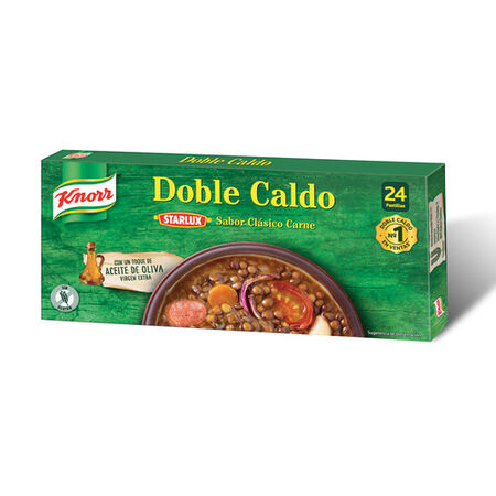 Caldo doble en pastillas s/gluten s/lactosa Knorr 2-4p