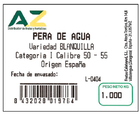 Pera de agua bandeja 1kg