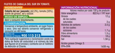 Filete de caballa Alipende pack 2 en tomate