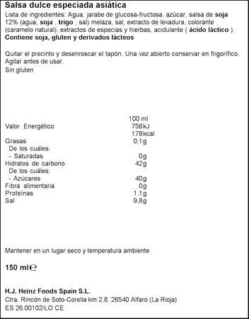 Salsa de soja Heinz 150ml 