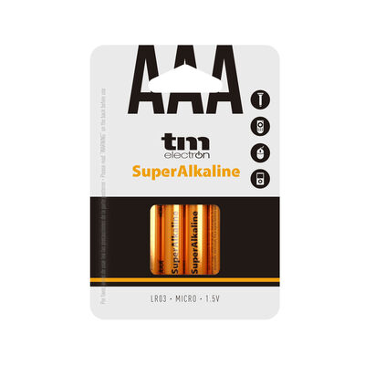 Pila Superalkaline Tm AAa 1,5v 4 uds