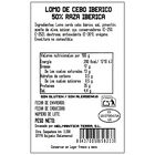 Lomo de cebo ib&eacute;rico 50% raza ib&eacute;rica Nieto Martin
