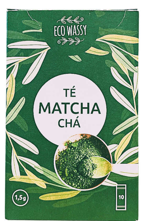 Té matcha ecológico en sobres individuales Wassy 10 unidades