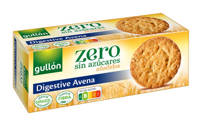 Galletas Digestive Avena Sin Az&uacute;cares a&ntilde;adidos Gull&oacute;n Zero 410g