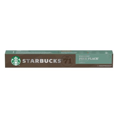 Café pike place roast intensidad 7 Starbucks 10 cáps