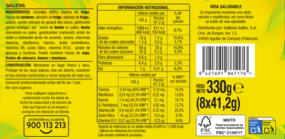 Galleta infantil de animales con 7 vitaminas Alipende 330g