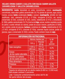 Helado Alipende 500ml Galleta caramelizada