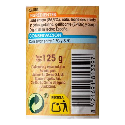 Cuajada Alipende pack 4 125g natural