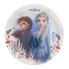 Platos de cartón Frozen 8 uds 23cm diámetro