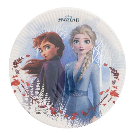 Platos de cartón Frozen 8 uds 23cm diámetro