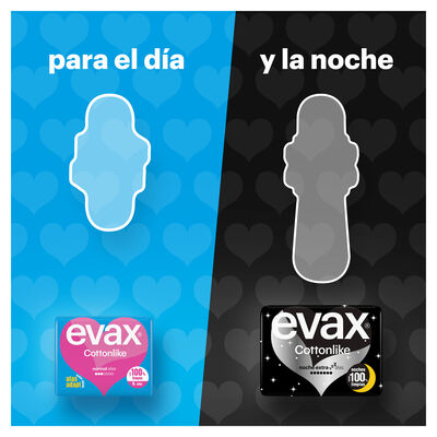 Compresa Alas Cottonlike Evax 10U Noche Extra