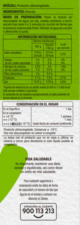 Br&oacute;coli Alipende 1kg