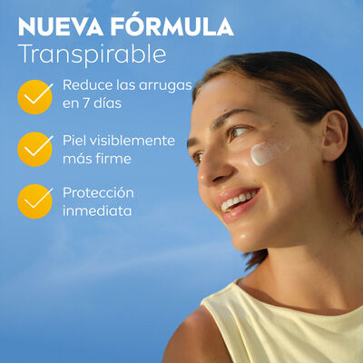 Crema solar facial factor 50 antiedad Nivea 40ml