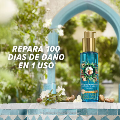 Aceite Herbal Essences 95ml repara aceite de arg&aacute;n