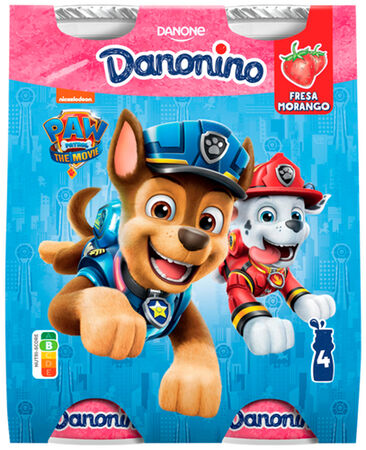 Petit líquido Bebedino Danonino pack 4 fresa