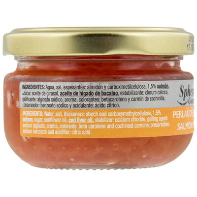Perlas de salm&oacute;n Spherika 100g