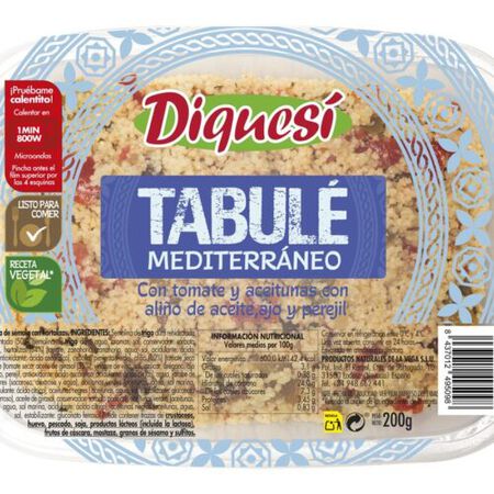 Tabulé mediterráneo Diquesí 200g