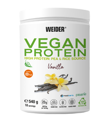 Proteína vegana sabor vainilla Weider 540g