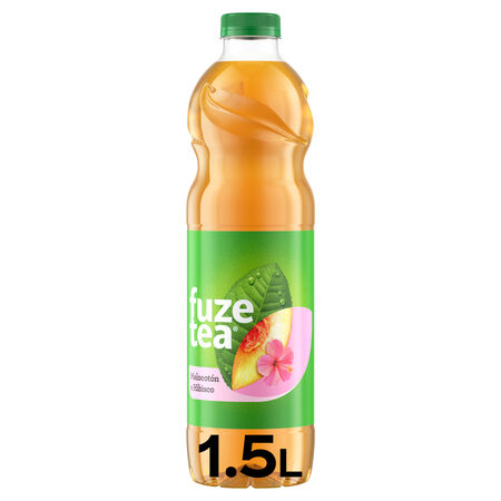 Bebida de té negro sabor melocotón Fuze Tea 1,5l