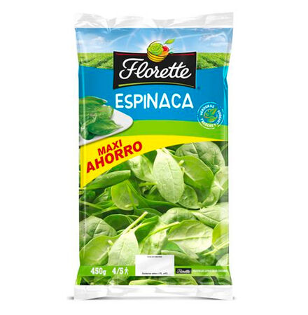 Espinaca maxi ahorro Florette 450g