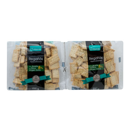Regañas Alipende 200g pack 2 con aceite de oliva
