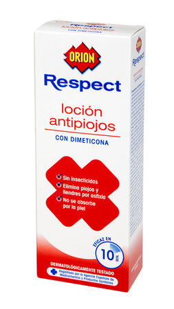 Loci&oacute;n antipiojos Orion 100ml sin insecticidas con dimeticona