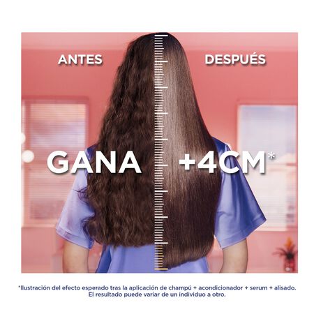 Champú reconstructor Elvive 380ml dream long para cabello largo