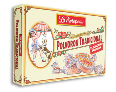 Polvoron tradicional La Estepe&ntilde;a estuche 650g