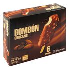 Helado bomb&oacute;n Alipende 6 uds crocanti
