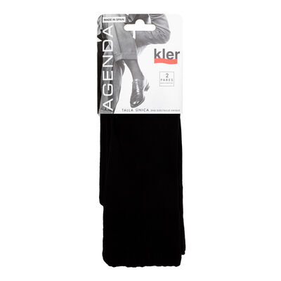 Calcetín Marie Claire pack 2 unisex negro