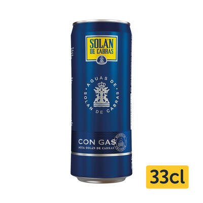 Agua con gas Solán de Cabras lata 330ml